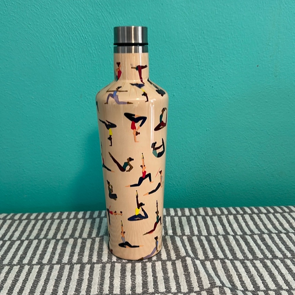 NWT 24 oz Crofton Yoga Women Insulated Water Bottle Wine Flask Stainless Steel